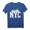 New York City Stadt NYC Amerika Fliegen Reisen T-Shirt - Klassisch geschnitten, doppelt genähter Saum