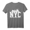 New York City Stadt NYC Amerika Fliegen Reisen T-Shirt - Klassisch geschnitten, doppelt genähter Saum