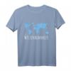 Weltenbummler Weltkarte T-Shirt – Perfektes Geschenk für Reisende und Abenteurer, Ideal für Weltreise-Enthusiasten