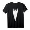 Tuxedo mit Fliege T-Shirt für Hochzeit, Party & besondere Anlässe - Lustiges festliches Outfit für Männer, Frauen & Kinder