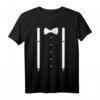 Hosenträger & Fliege JGA T-Shirt – Lustiges Outfit für Junggesellenabschied, Polterabend & Gruppenkleidung für Hochzeitsvorbereitungen