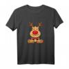 Kinder Rentier mit Fliege Weihnachts T-Shirt – Lustige festliche Kleidung für die ganze Familie als perfektes Weihnachtsgeschenk