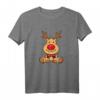 Kinder Rentier mit Fliege Weihnachts T-Shirt – Lustige festliche Kleidung für die ganze Familie als perfektes Weihnachtsgeschenk