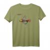 Fliegenfischen Fliegenbinden Hemden Black Fly Caddis Nymphe T-Shirt – Große Auswahl an Angel- und Outdoor-Designs für die ganze Familie