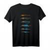 Fliegenfischen und Fliegenbinden Knoten & Haken T-Shirt – Für Angler, Fliegenfischer & Naturliebhaber