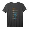 Fliegenfischen und Fliegenbinden Knoten & Haken T-Shirt – Für Angler, Fliegenfischer & Naturliebhaber