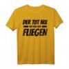 Lustiges Flugzeug T-Shirt für Männer - Der tut nix der will nur fliegen, perfektes Geschenk für Piloten, Flugzeug- und Segelflieger, Weihnachten & Geburtstag