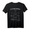 2. Weltkrieg B-17 Bomber WW2 Warplane T-Shirt – Vintage Flugzeug Schema, Geschenk für Piloten, Veteranen & Flugzeugfans