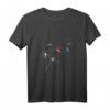 Damen Paraglider T-Shirt mit Löwenzahn - Leichtes Gleitschirmfliegen Shirt als Geschenkidee für Fallschirmspringerinnen