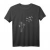 Pusteblume mit Fliegenden Sporen & Libellen T-Shirt – Sommerliches Damen Top für Garten- und Naturfans