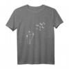 Pusteblume mit Fliegenden Sporen & Libellen T-Shirt – Sommerliches Damen Top für Garten- und Naturfans