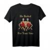 Fliegendes Spaghetti-Monster - He Boiled For Your Sins T-Shirt für Atheisten, Pastafarians & Skeptiker