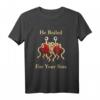 Fliegendes Spaghetti-Monster - He Boiled For Your Sins T-Shirt für Atheisten, Pastafarians & Skeptiker