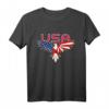 USA Eagle Fliegender Adler T-Shirt mit amerikanischer Flagge – Patriotisches Geschenk für Männer, Frauen & Kinder zum Feiertag