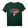 USA Eagle Fliegender Adler T-Shirt mit amerikanischer Flagge – Patriotisches Geschenk für Männer, Frauen & Kinder zum Feiertag
