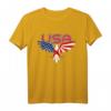 USA Eagle Fliegender Adler T-Shirt mit amerikanischer Flagge – Patriotisches Geschenk für Männer, Frauen & Kinder zum Feiertag