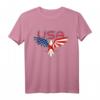 USA Eagle Fliegender Adler T-Shirt mit amerikanischer Flagge – Patriotisches Geschenk für Männer, Frauen & Kinder zum Feiertag