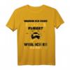 Warum Ich Ohne Motor Fliege Weil Ich Es Kann Segelflieger T-Shirt – Perfektes Geschenk für Piloten & Luftfahrtfans zu Weihnachten & Geburtstag