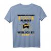 Warum Ich Ohne Motor Fliege Weil Ich Es Kann Segelflieger T-Shirt – Perfektes Geschenk für Piloten & Luftfahrtfans zu Weihnachten & Geburtstag
