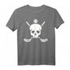 Floorball Unihockey T-Shirt mit Totenkopf und gekreuzten Schlägern – Stylisches Fan-Shirt für Sportbegeisterte und Streetwear-Liebhaber