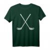 Floorball T-Shirt mit gekreuzten Schlägern – Klassisch geschnitten, doppelt genäht, perfekt für Unihockey Fans und Spieler