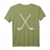 Floorball T-Shirt mit gekreuzten Schlägern – Klassisch geschnitten, doppelt genäht, perfekt für Unihockey Fans und Spieler