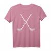 Floorball T-Shirt mit gekreuzten Schlägern – Klassisch geschnitten, doppelt genäht, perfekt für Unihockey Fans und Spieler