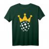 Floorball Unihockey T-Shirt mit Krone auf Ball – Klassisch geschnitten, langlebig, perfekt für Teams & Fans