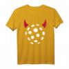 40 Geburtstag Teufel T-Shirt mit Ball und roten Hörnern – Perfektes Geschenk für Unihockeyspieler, Teams und Fans
