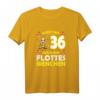 Damen 36 Jahre Flottes Bienchen T-Shirt - Lustiges Geburtstagsoutfit & Geschenk für Frauen zum 36. Ehrentag