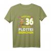 Damen 36 Jahre Flottes Bienchen T-Shirt - Lustiges Geburtstagsoutfit & Geschenk für Frauen zum 36. Ehrentag