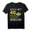 Frauen HapMonkey T-Shirt - Flottes Bienchen mit lustigem Spruch für Imkerinnen, Freundinnen & Mama zum besonderen Tag