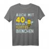 Frauen HapMonkey T-Shirt - Flottes Bienchen mit lustigem Spruch für Imkerinnen, Freundinnen & Mama zum besonderen Tag