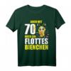 70. Geburtstag T-Shirt für Frauen – Lustiges Geschenk 'Auch mit 70 noch ein flottes Bienchen' für den Ehrentag & Feieroutfit
