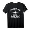 Trust Me Im A Pilot Vintage Flugzeug T-Shirt – Lustiges Geschenk für Piloten, Flugzeugfans & Luftfahrtexperten zu Geburtstag & Weihnachten