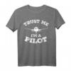 Trust Me Im A Pilot Vintage Flugzeug T-Shirt – Lustiges Geschenk für Piloten, Flugzeugfans & Luftfahrtexperten zu Geburtstag & Weihnachten