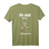 Die Jagd Ruft Ich Muss Gehen Hirsch Jäger Förster Wald Wild T-Shirt – Lustiges Geschenk für passionierte Jäger, Förster & Wildliebhaber zum Vatertag, Geburtstag & Weihnachten