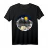 Wald Natur Camping T-Shirt mit Mond, Bergen & Bäumen – Perfekt für Camping- und Outdoor-Freunde