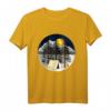 Wald Natur Camping T-Shirt mit Mond, Bergen & Bäumen – Perfekt für Camping- und Outdoor-Freunde