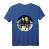 Wald Natur Camping T-Shirt mit Mond, Bergen & Bäumen – Perfekt für Camping- und Outdoor-Freunde
