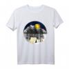 Wald Natur Camping T-Shirt mit Mond, Bergen & Bäumen – Perfekt für Camping- und Outdoor-Freunde