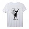 Hirsch Geweih mit Herzen - Jagd Jäger Förster Wildtier T-Shirt für Jäger, Jägerin & Hobbyjäger als Geschenk für Drückjagd & Ansitz