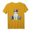 Französische Bulldogge Gewichtheben lustig Kreuzheben Männer Fitness Gym T-Shirt – Perfekte Geschenkidee für Krafttraining, Powerlifting & Hundeliebhaber