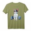 Französische Bulldogge Gewichtheben lustig Kreuzheben Männer Fitness Gym T-Shirt – Perfekte Geschenkidee für Krafttraining, Powerlifting & Hundeliebhaber