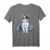 Französische Bulldogge Gewichtheben lustig Kreuzheben Männer Fitness Gym T-Shirt – Perfekte Geschenkidee für Krafttraining, Powerlifting & Hundeliebhaber