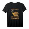 Das ist Lenny, wir joggen zusammen - Lustiges Schnecken T-Shirt für Jogger, ideal für entspanntes Lauftraining und humorvolle Geschenke