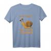 Das ist Lenny, wir joggen zusammen - Lustiges Schnecken T-Shirt für Jogger, ideal für entspanntes Lauftraining und humorvolle Geschenke