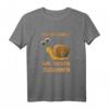 Das ist Lenny, wir joggen zusammen - Lustiges Schnecken T-Shirt für Jogger, ideal für entspanntes Lauftraining und humorvolle Geschenke