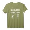 Herren Ich liebe Meine Frau Discgolf Frisbee T-Shirt - Lustiges Geschenk für DiscGolf-Fans, Männer & Teams