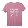 Herren Ich liebe Meine Frau Discgolf Frisbee T-Shirt - Lustiges Geschenk für DiscGolf-Fans, Männer & Teams